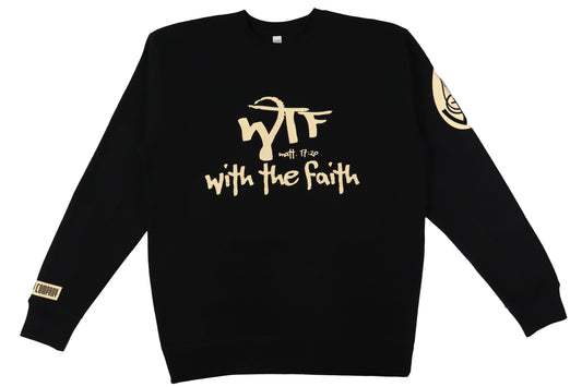 With The Faith Off White Crewneck Sweatshirt