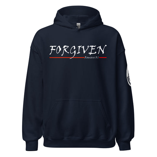 Forgiven Hoodie Navy Blue