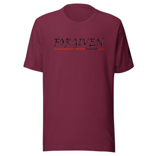 Forgiven Tee Burgundy