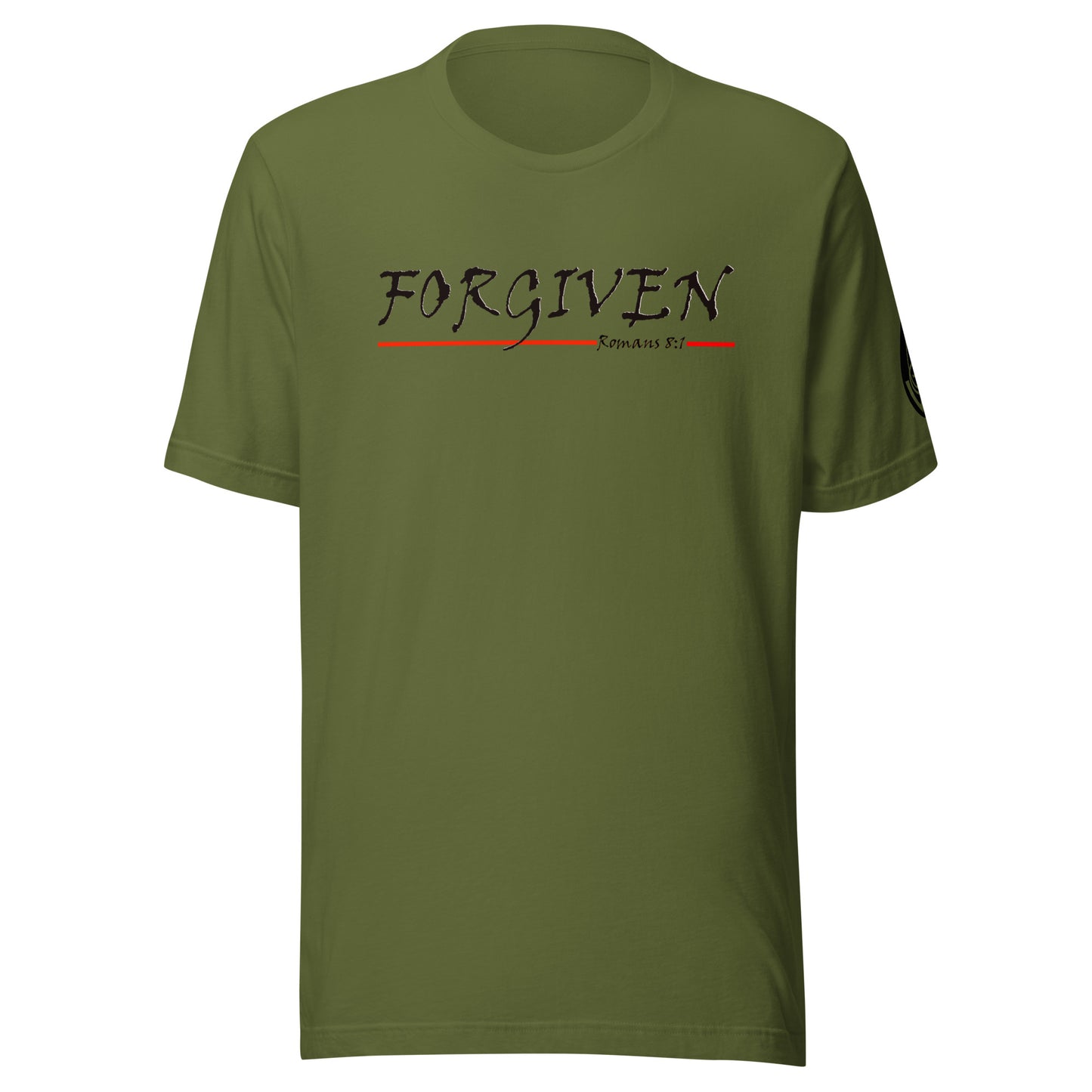 Forgiven Tee Olive Green