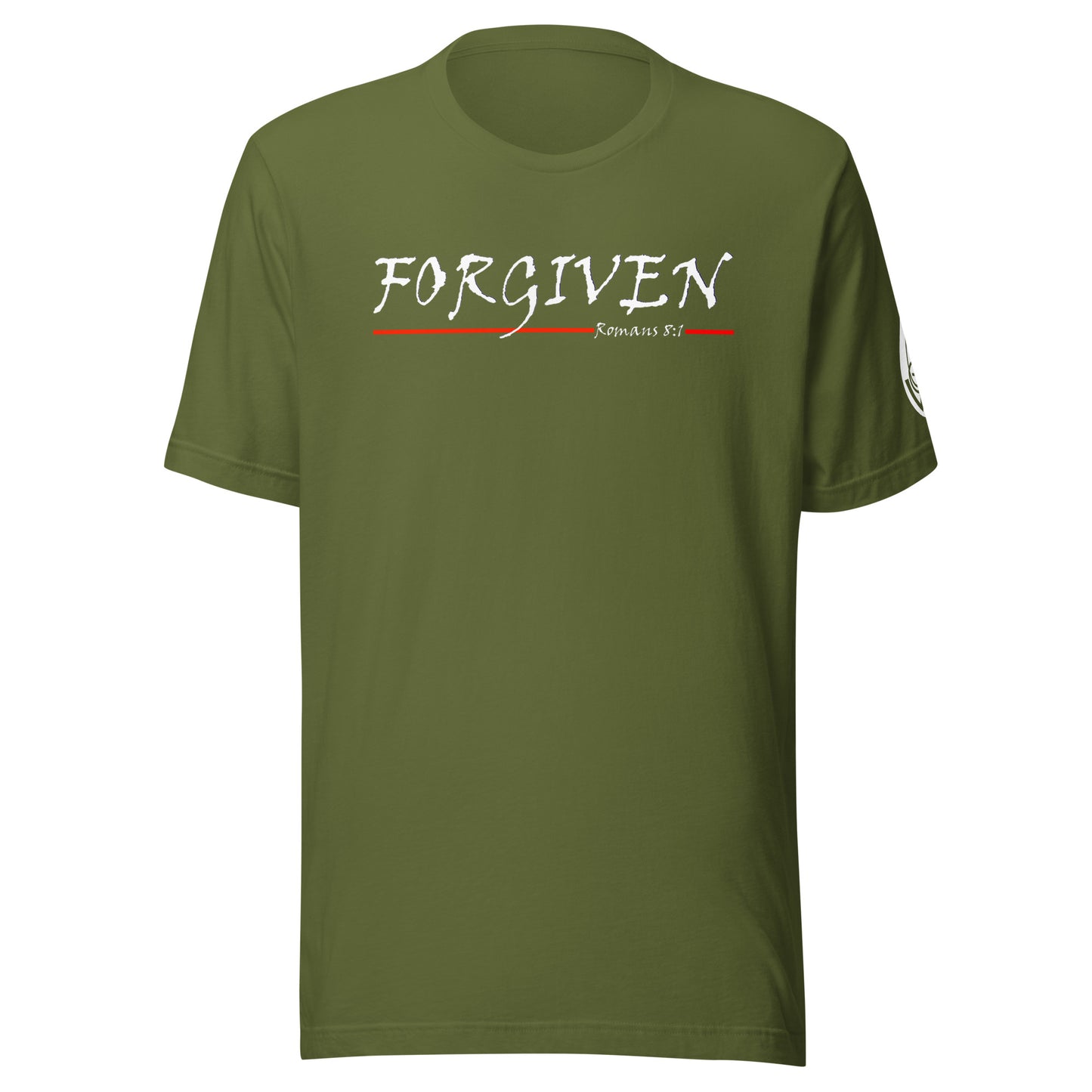 Forgiven Tee Olive Green