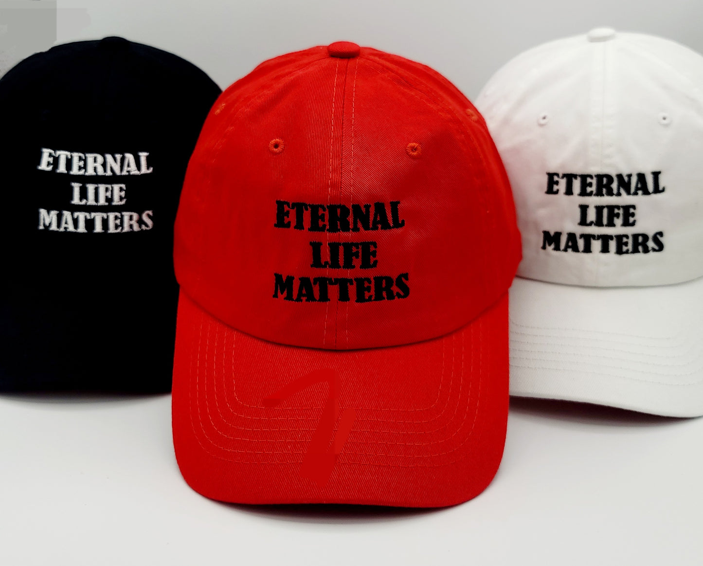 Eternal Life Matters Dad Caps